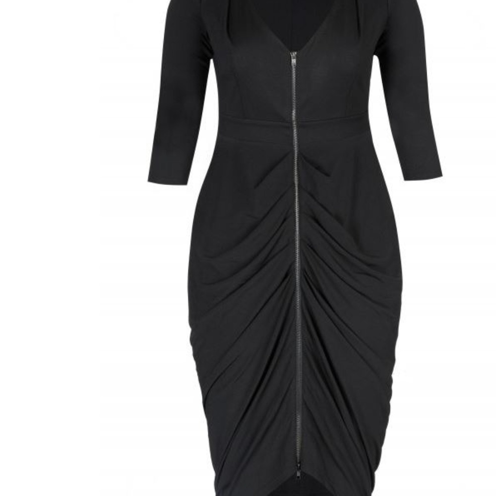 City Chic Women's Trendy Plus Size Front-Zip